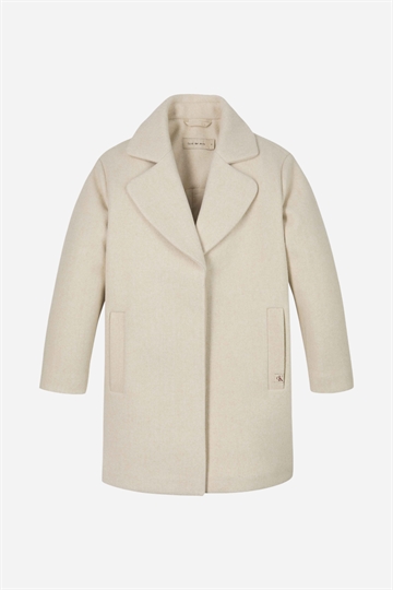 Calvin Klein Soft Overcoat - Oatmeal Heather 